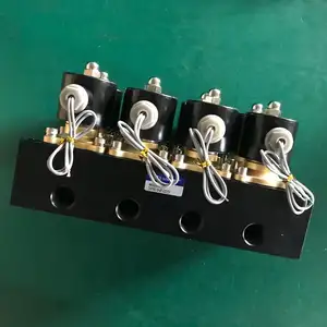 2017 new product XINYIPC big orifice15mm 4 way 12v dc solenoid valve manifolds air ride valve for air suspension system