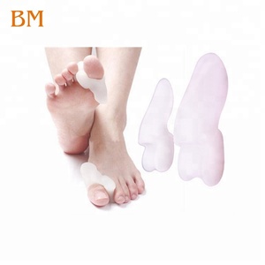 Séparateurs d'orteils en gel de silicone de couleur douce pour le soin des ongles des pieds, correction des <span class=keywords><strong>hallux</strong></span> <span class=keywords><strong>valgus</strong></span> et des bunions, pour enfants et correction des gros orteils - Product Image 5