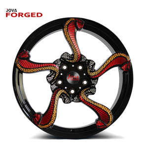 Rojo oscuro coche forjado llantas Australia 15 pulgadas 5 Lug rueda de coche IPW - Product Image 1
