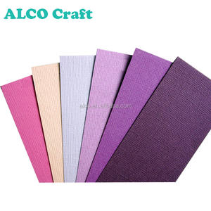 2017 Molly's 30.5x30.5cm 100 Papier artisanal texturé coloré pour cartes - Product Image 2