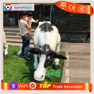 Lait de Vache ferme animaux chine gros 100% réponse en fiber de verre vaches laitières statue pour <span class=keywords><strong>parc</strong></span> décoratif - Product Image 1
