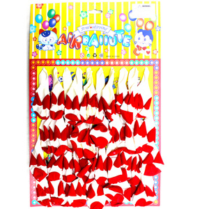 # con <span class=keywords><strong>tutto</strong></span> il mio cuore #   40 <span class=keywords><strong>Palloncini</strong></span> Bianchi con Cuori Rossi Stampati, 12 Pollici, 2,8g, Alta Qualità, Confezione da 40 Pezzi - Product Image 1
