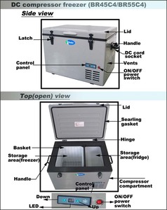 Nuovo Design <span class=keywords><strong>Frigorifero</strong></span> Portatile per Auto con <span class=keywords><strong>Compressore</strong></span> DC <span class=keywords><strong>12V</strong></span> 24V - Product Image 4