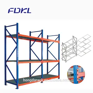 หน้าที่หนัก Longspan Racking ระบบแร็คพาเลทคลังสินค้าชั้นวางของ