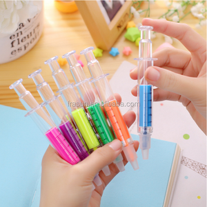 Promoción, bolígrafo de jeringa creativo, bolígrafos Resaltadores con colores, rotuladores de acuarela, rotulador para niños, suministros escolares de oficina - Product Image 4