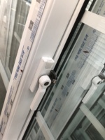 Fenêtres Coulissantes UPVC/PVC à Simple ou Double Vitrage avec Verre Anti-Ouragan, Insonorisées et Coupe-Vent