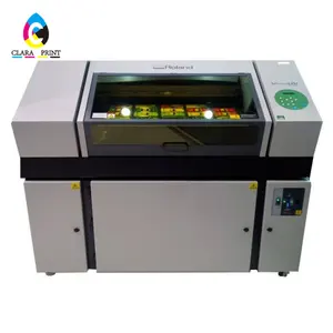 Roland VersaUV LEF-300 second hand used Benchtop UV Flatbed Printer with new printhead for PET, ABS, polycarbonate,soft materia