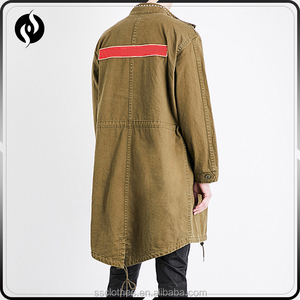 2017 la Mejor calidad de encargo botón de color <span class=keywords><strong>caqui</strong></span> al aire libre abajo cuello redondo <span class=keywords><strong>hombre</strong></span> <span class=keywords><strong>parka</strong></span> - Product Image 3