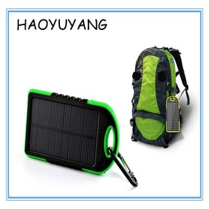 <span class=keywords><strong>Gadget</strong></span> de Bancos de la Energía 5000 mAh Cargador Solar del Teléfono Móvil Colorido Puerto USB Dual Portable OEM/ODM Fabricación - Product Image 1
