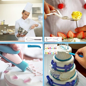 Custom Cake Decorating Supplies 148 PCS Complete Set Perfect Fondant Cake Baking Tools Kit Springform Pan <strong>Silicone</strong> <strong>Cupcake</strong> <strong>Molds</strong> - Product Image 4