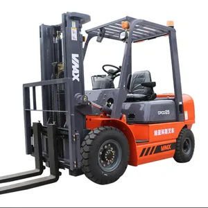 3M Tinggi Angkat 2.5 Ton Kapasitas Diesel Forklift Mesin Jepang Forklift Baru