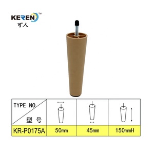 Pieds de <span class=keywords><strong>table</strong></span> coniques amovibles, 50x150mm, 1 pièce, usage industriel <span class=keywords><strong>pour</strong></span> les meubles - Product Image 4