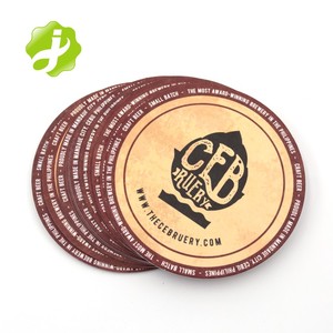 Eco-Friendly Custom Design Printing Absorbent Pulp Board Paper <strong>Beer</strong> <strong>Coaster</strong> - Product Image 3