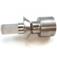 Boulons pentagonaux antivol personnalisés avec clé M5 M6 M8 Filetage OEM Vis de sécurité carrée à tête irrégulière par CNC Process Service