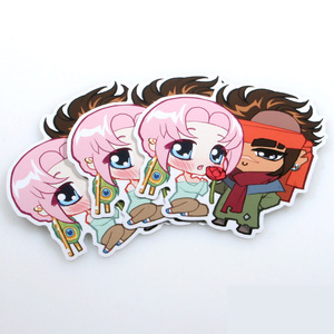 Di colore completo su misura popolare stampa vinyl die cut <span class=keywords><strong>sticker</strong></span> kawaii