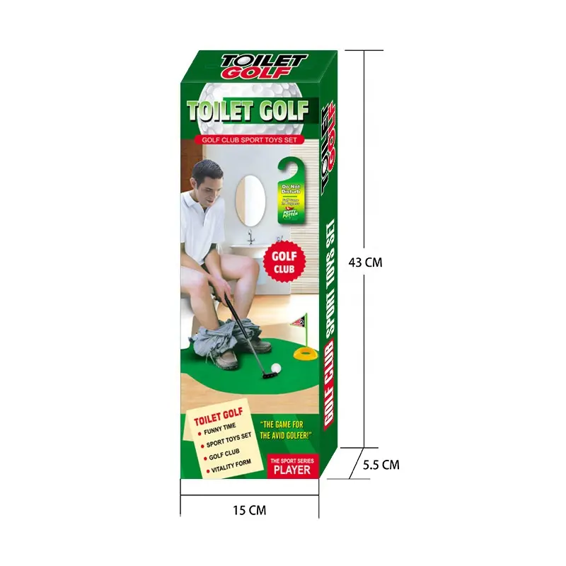 EPT Interesting home sport game mini golf toy set indoor toilet golf