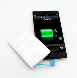 Tín dụng ngân hàng điện thẻ 2000 mah thẻ mini sạc điện với logo in màu h - Product Image 6