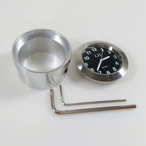 Fashion Quartz <strong>Clock</strong> Aluminum Alloy Handlebar <strong>Motorcycle</strong> Nightlight Simple Handlebar <strong>Clock</strong> - Product Image 4