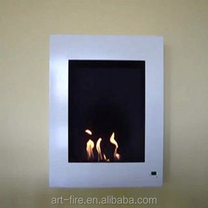 <span class=keywords><strong>Cheminée</strong></span> automatique au bioéthanol à montage mural avec télécommande - Product Image 2