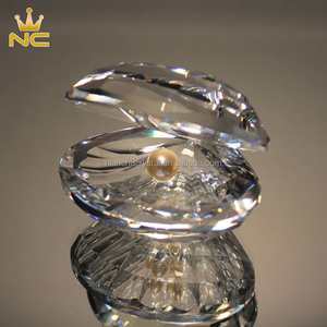 ของที่ระลึกงานแต่งงานแขกผู้เข้าพักแก้วเปลือกหอยคริสตัลหอยนางรมมุก - Product Image 5
