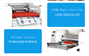 (FM-390) Plastifieuse à laminage à froid et à <span class=keywords><strong>chaud</strong></span> à double face avec alimentation entièrement automatique et coupe automatique - Product Image 5