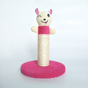 Grosir Kustom Lucu Kecil Kucing Pohon Gaya Kartun Kucing Scratcher Mainan Sisal Menggaruk Pos - Product Image 5