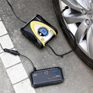 Meningkatkan untuk UltraSafe U28 2000A Starter lompat baterai fungsi lampu LED untuk semua 12V Gas 8.0L kendaraan Diesel truk sepeda motor