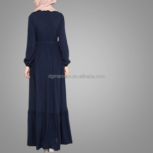 Vestiti modesti per le donne di moda elegante del sud indiano Sexy foto delle ragazze 2024 abito Abaya all'ingrosso - Product Image 4
