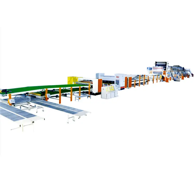Customized 3ply automatic corrugated carton box making machine corrugated cardboard production line