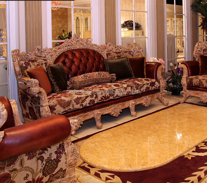 OE-FASHION Custom New Classic Living Room Sofa Set Designs