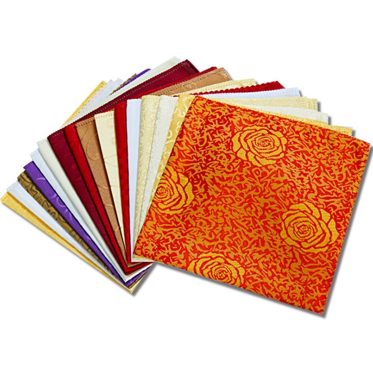 Deeda factory 100% polyester cheap jacquard hotel table napkins