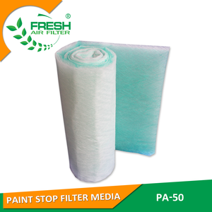 Groene En Witte Glasvezel Grondstof Verf Stop Vloerfilter - Product Image 2