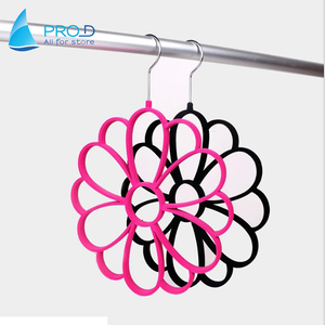 Nuevo procesamiento personalizado flor Flocado de seda toalla rack belt rack - Product Image 4