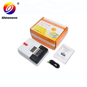 CE ROHS 블루투스 리튬 배터리 <span class=keywords><strong>12V</strong></span> 24V 자동 인식 40amp 40A <span class=keywords><strong>Mppt</strong></span> 태양 광 충전 컨트롤러