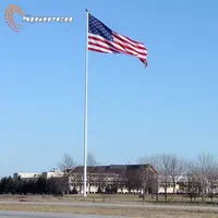 बिक्री के लिए झंडा पोल 27m एल्यूमीनियम झंडा पोल रिमोट नियंत्रित ss316 flagpole