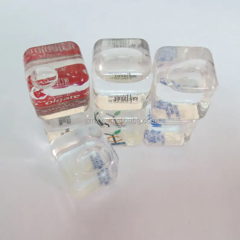 Food Grade Plastic Reusable Fake Decorative Ice Cubes