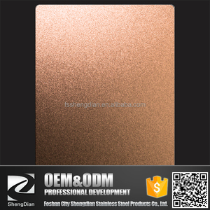 Coloré Décoration Sus304 En Acier Laminé À Froid 2 Mm Microbillé Inoxydable Feuille - Product Image 3