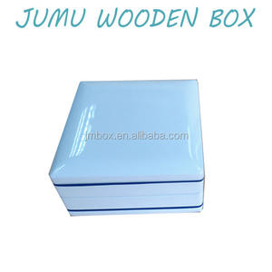 Trắng Sơn Mài Kết Thúc Đồ Trang Sức Bằng Gỗ <span class=keywords><strong>Bangle</strong></span> Hộp Quà Tặng - Product Image 4