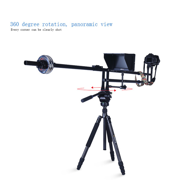 Professional Portable Carbon Fiber Wieldy Video Camera Jib Crane Slider