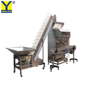 Pesadora lineal automática de 4 cabezales para gránulos, granos de café, arroz, embalaje, barril de papel de vidrio, Motor eléctrico, componentes PLC, 1 unidad - Product Image 1