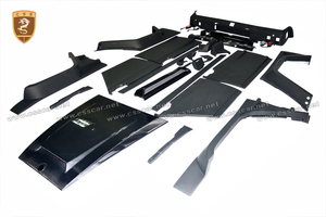 Kits de Coche de <span class=keywords><strong>la</strong></span> fibra de carbono Para ben z B-bus Estilo PU Kit de Cuerpo Ancho G Class W463 Campana CF - Product Image 6