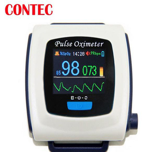 CONTEC CE CMS50F наручные часы с цветным дисплеем Пульсоксиметр spo2 датчик - Product Image 3