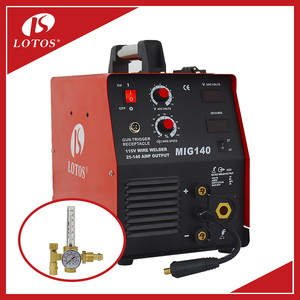 Lotos MIG140 máquina precio <span class=keywords><strong>de</strong></span> fábrica CO2 soldadura <span class=keywords><strong>de</strong></span> aluminio SS <span class=keywords><strong>140</strong></span> <span class=keywords><strong>AMP</strong></span> MIG soldador máquina con la antorcha libre - Product Image 5