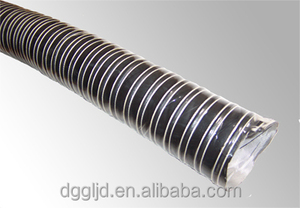 Manguera <span class=keywords><strong>flexible</strong></span> de silicona resistente al calor 300 ℃ tubo de ventilación Conducto de entrada de aire Hvac conducto de aire para frenos fríos y calientes - Product Image 6