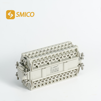 Conector Industrial Multipolar de Alta Resistencia de 24 Pines HE-024-M y HE-024-F