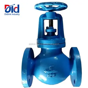 Cast Iron 2" Inch 125LB Bellows One Way Stop Control Needle Flanged End Water Ball Globe Valve Prices