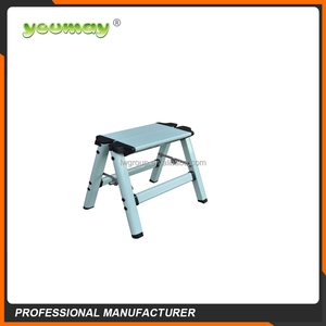 EN131 escalera de aluminio plegable taburete silla doble loft escaleras AD0501A para niños bebé niño kick <span class=keywords><strong>paso</strong></span> taburete - Product Image 3