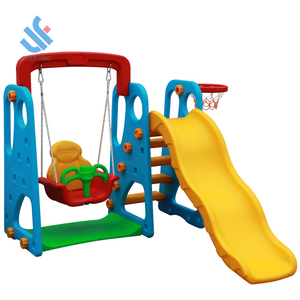 YF-05021B <span class=keywords><strong>pas</strong></span> <span class=keywords><strong>cher</strong></span> enfants mini <span class=keywords><strong>jeux</strong></span> de famille jouet personnalisé en plastique intérieur enfants toboggan et balançoire pour bébé équipement de terrain de jeu - Product Image 2