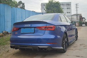 JC <span class=keywords><strong>Sportline</strong></span> คาร์บอนไฟเบอร์ด้านหลังกันชนดิฟฟิวเซอร์สําหรับ <span class=keywords><strong>Audi</strong></span> <span class=keywords><strong>A3</strong></span> S3 2015 2016 - Product Image 2