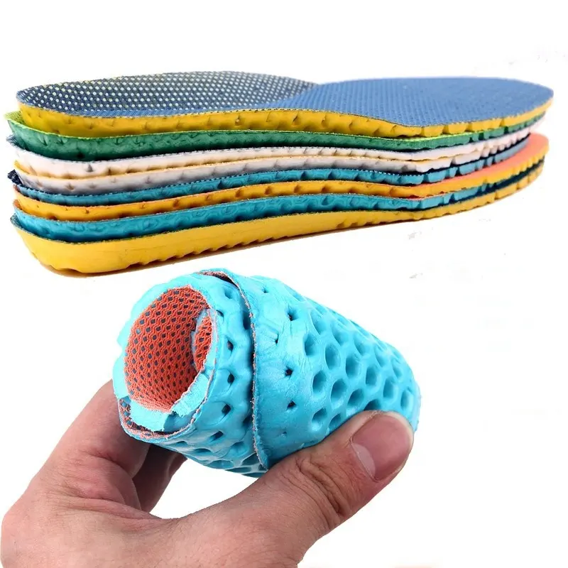 Hot Sale Breathable Shock Absorber Honeycomb EVA Sports Insoles For Sport Shoes